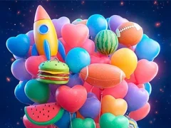 Spēle Merge 3D - Match 3 Balloons online