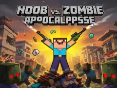 Spēle Noob vs Zombie Apocalypse online