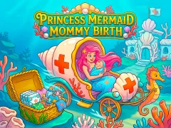 Spēle Princess Mermaid Mommy Birth online