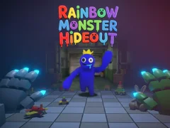 Spēle Rainbow Monster Hideout 3D online