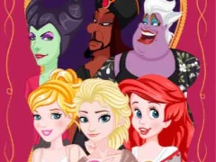 Spēle Princess vs Villain Face Swap online