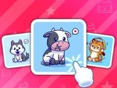 Spēle Cute Animal Cards online