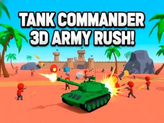 Spēle Tank Commander 3d Army Rush! online
