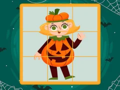Spēle Halloween Puzzles online