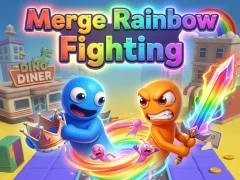 Spēle Merge Rainbow Fighting online