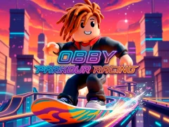Spēle Obby Parkour Racing online