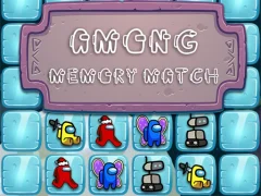 Spēle Among Memory Match online