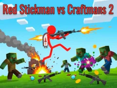 Spēle Red Stickman Vs Craftmans 2 online