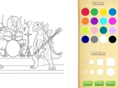 Spēle Dinosaur Coloring Book For Kids online