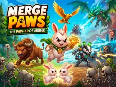 Spēle Merge Paws online