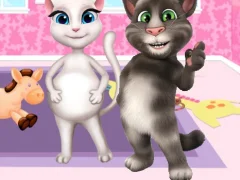 Spēle Preganat Kitty Room Decor online