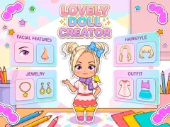 Spēle Lovely Doll Creator online