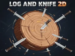 Spēle Log And Knife 2D online