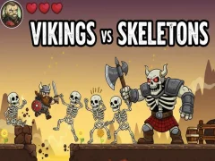 Spēle Vikings Vs Skeletons online