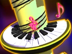 Spēle Ball Jump Piano Tile online