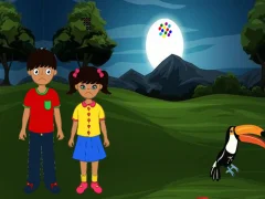 Spēle Siblings Escape From Dark Forest online