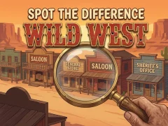 Spēle Spot The Difference Wild West online