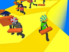 Spēle Stickman Planks Fall online