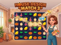 Spēle House Design Match 3 online