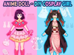 Spēle Anime Doll - DIY Cosplay Girl online