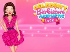 Spēle Celebrity BarbieCore Aesthetic Look online