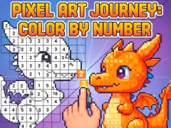 Spēle Draw picture by numbers Pixel Art online
