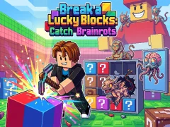 Spēle Break a Lucky Blocks: Catch Brainrots online