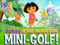 Spēle Dora The explorer Dora's Star Mountain Mini-Golf online