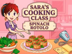 Spēle Sara’s Cooking Class Spinach Rotolo online