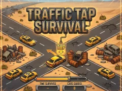 Spēle Traffic Tap Survival online