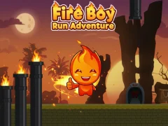 Spēle Fire Boy Run Adventure online