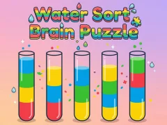 Spēle Water Sort Brain Puzzle online