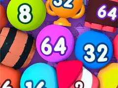 Spēle Bubble Merge 2048 online