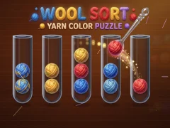 Spēle Wool Sort Yarn Color Puzzle online