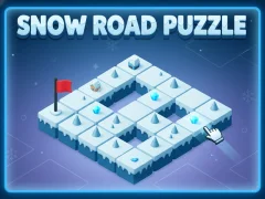 Spēle Snow Road Puzzle online