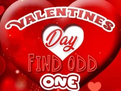 Spēle Valentines Day Find Odd One online