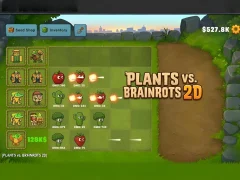 Spēle Plants vs Brainrots 2D online
