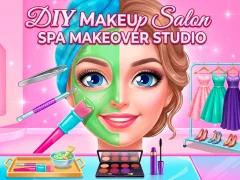 Spēle DIY Makeup Salon Spa Makeover Studio online