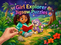 Spēle Girl Explorer Jigsaw Puzzles online