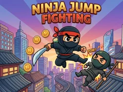 Spēle Ninja Jump fighting online