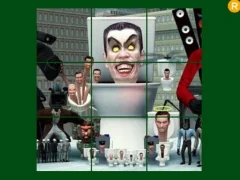 Spēle Skibidi Toilet Sliding Puzzle online