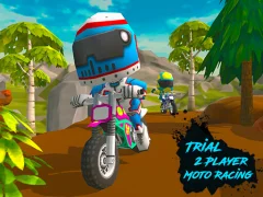 Spēle Trial 2 Player Moto Racing online