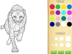Spēle Wild Animals Coloring Book online