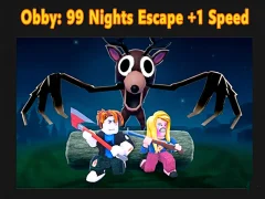 Spēle Obby: 99 Nights Escape +1 Speed online