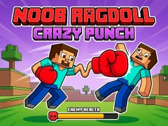 Spēle Noob Ragdoll: Crazy Punch online