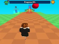Spēle Obby Pogo Parkour! online