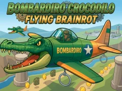 Spēle Bombardiro Crocodilo Flying Brainrot online