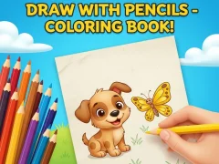 Spēle Draw with Pencils — Coloring Book! online