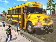 Spēle City School Bus Driving online