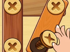 Spēle Screw Nuts & Bolts: Wood Solve online